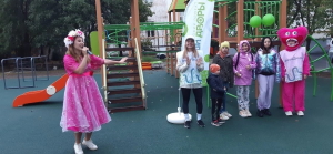 Открытие детских площадок после благоустройства