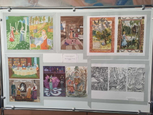 Выставка работ «Иллюстрации детских сказок»