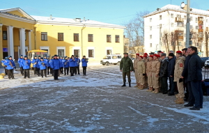 Прибытие участников Всероссийской патриотической акции «Вахта Героев Отечества»